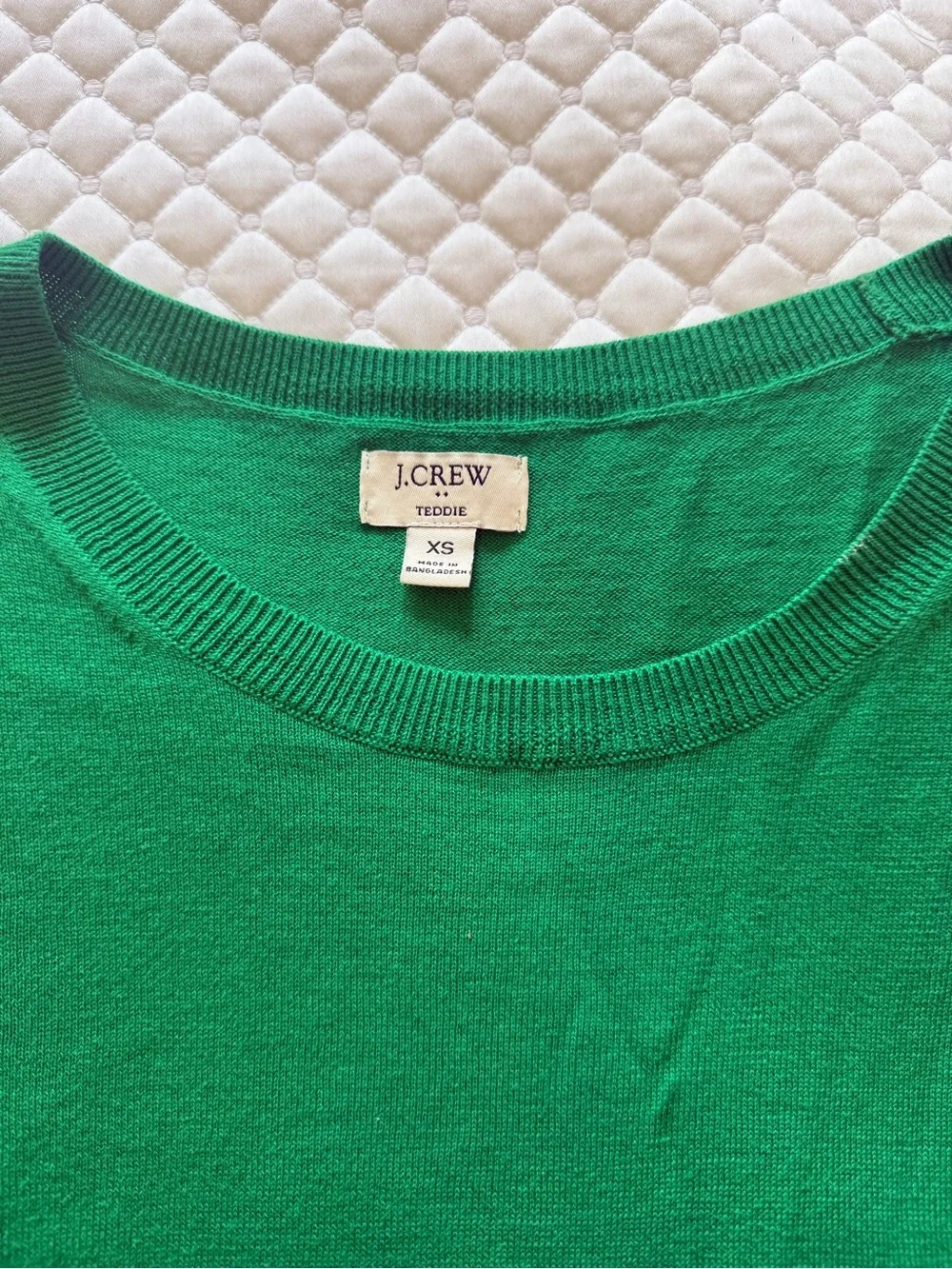 J. Crew Kelly Green Crewneck Sweater